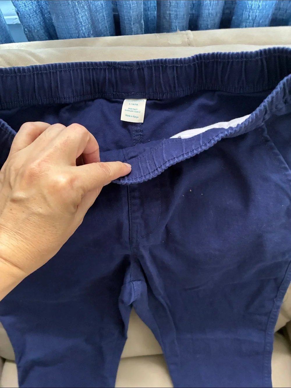 Kids Jogger Pants - Navy and Gray